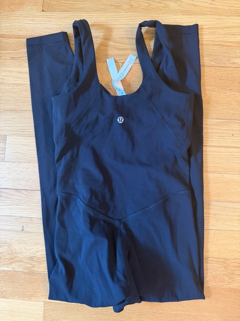 lululemon athletica Black Tank-Style Active One-Piece